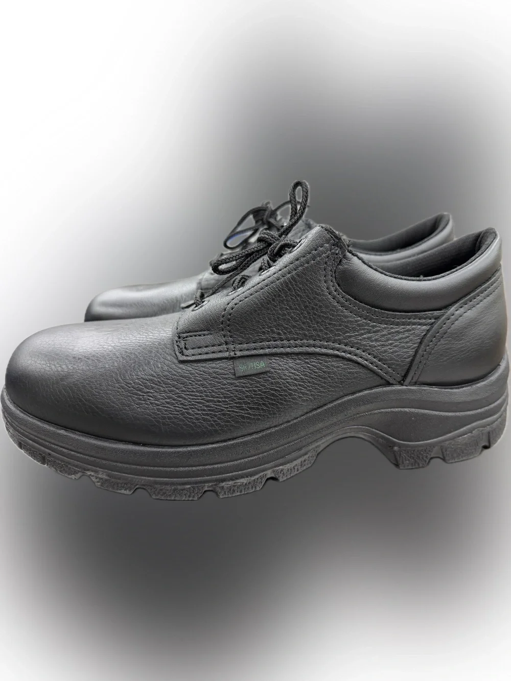 Soft Street Series Women’s Oxford Black Leather Work Shoes size 10